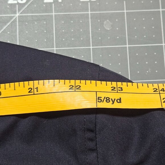 VTG Blue Label Polo Ralph Lauren Coat XXL Navy Fleece Lined Zip M Rolled Hoodie - Picture 10 of 16